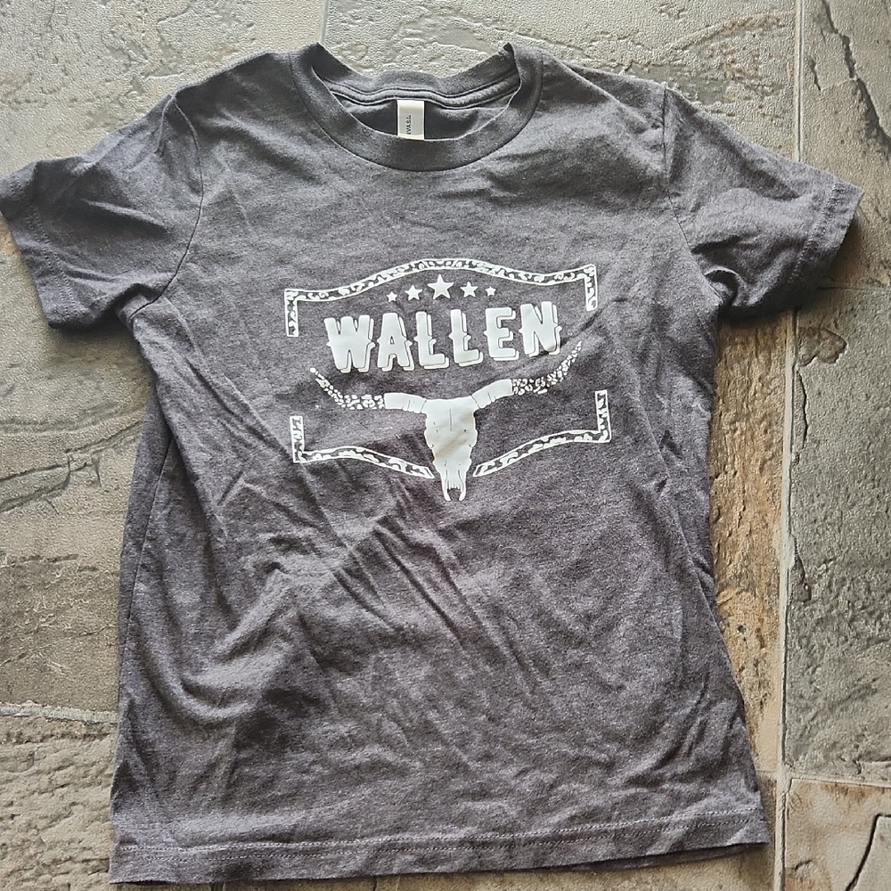 Short Sleeve Tee Shirt "Wallen" Girls Size Medium (8)